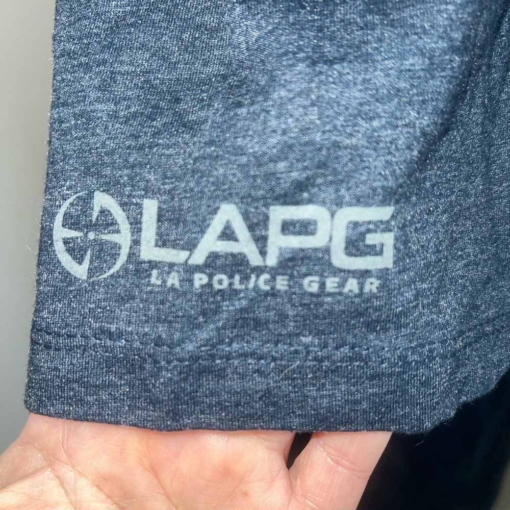 LA Police Gear Women's "Glitter and Gunpowder" Navy T-Shirt, XL - Picture 5 of 6